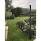 Z-Lite Laurent Outdoor Post Mounted Fixture, 1-Light, 10 In.W x 105.5 In.H, Black/Clear Seedy 599PHM-519P-BK - alternate 4